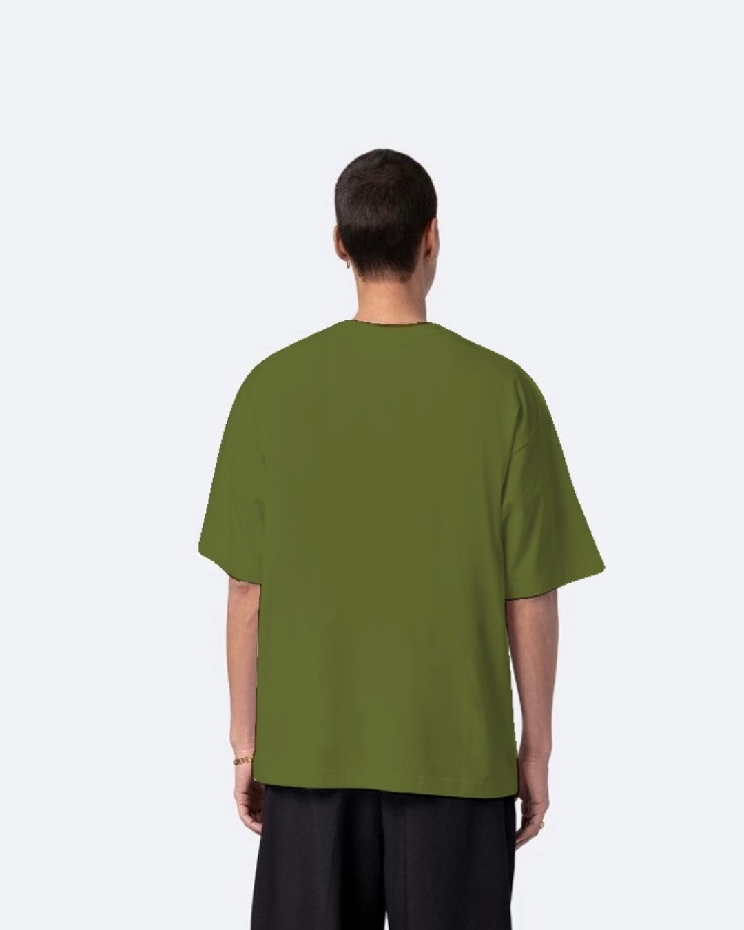 404 Error Olive Urban Oversized T-Shirt for Men(*)