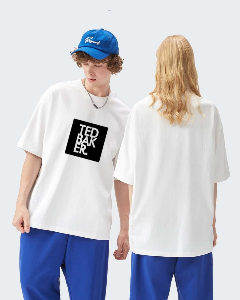 TEDBAKER COTTON T-SHIRT - WHITE(*)