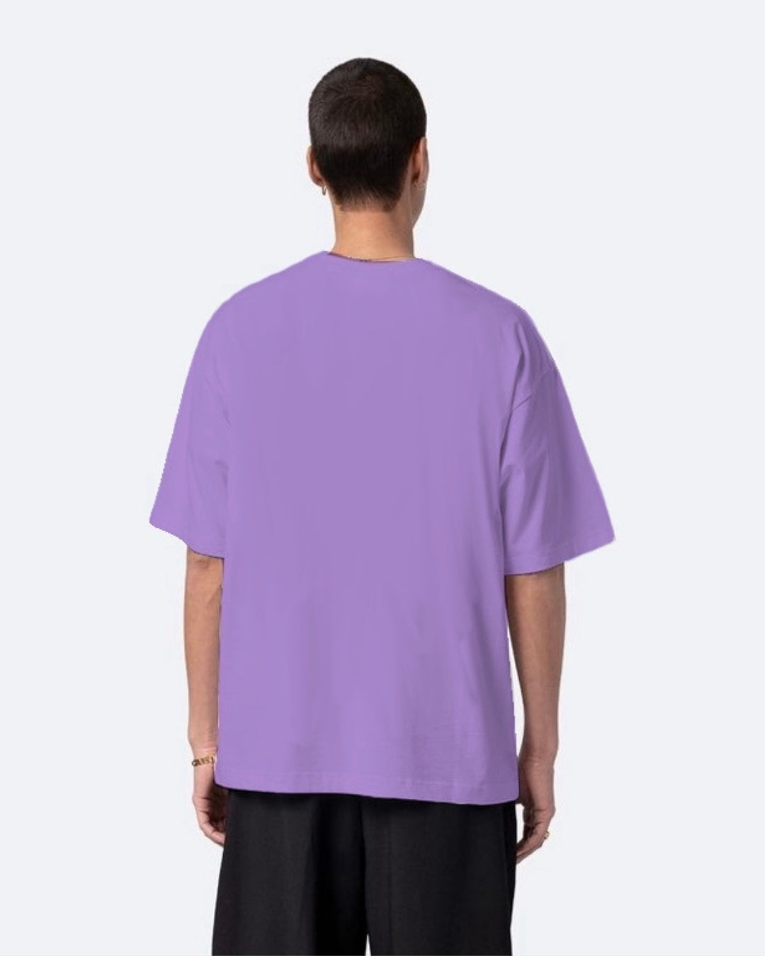 Mighty Gorilla Purple Urban Oversized T-Shirt for Men