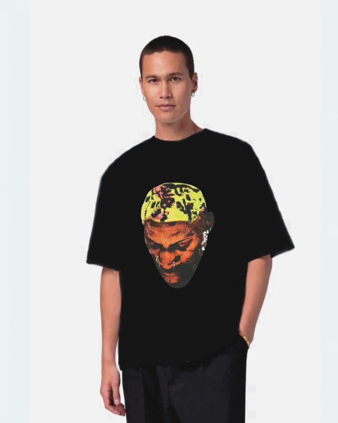Hellstar Black Urban Oversized T-Shirt for Men