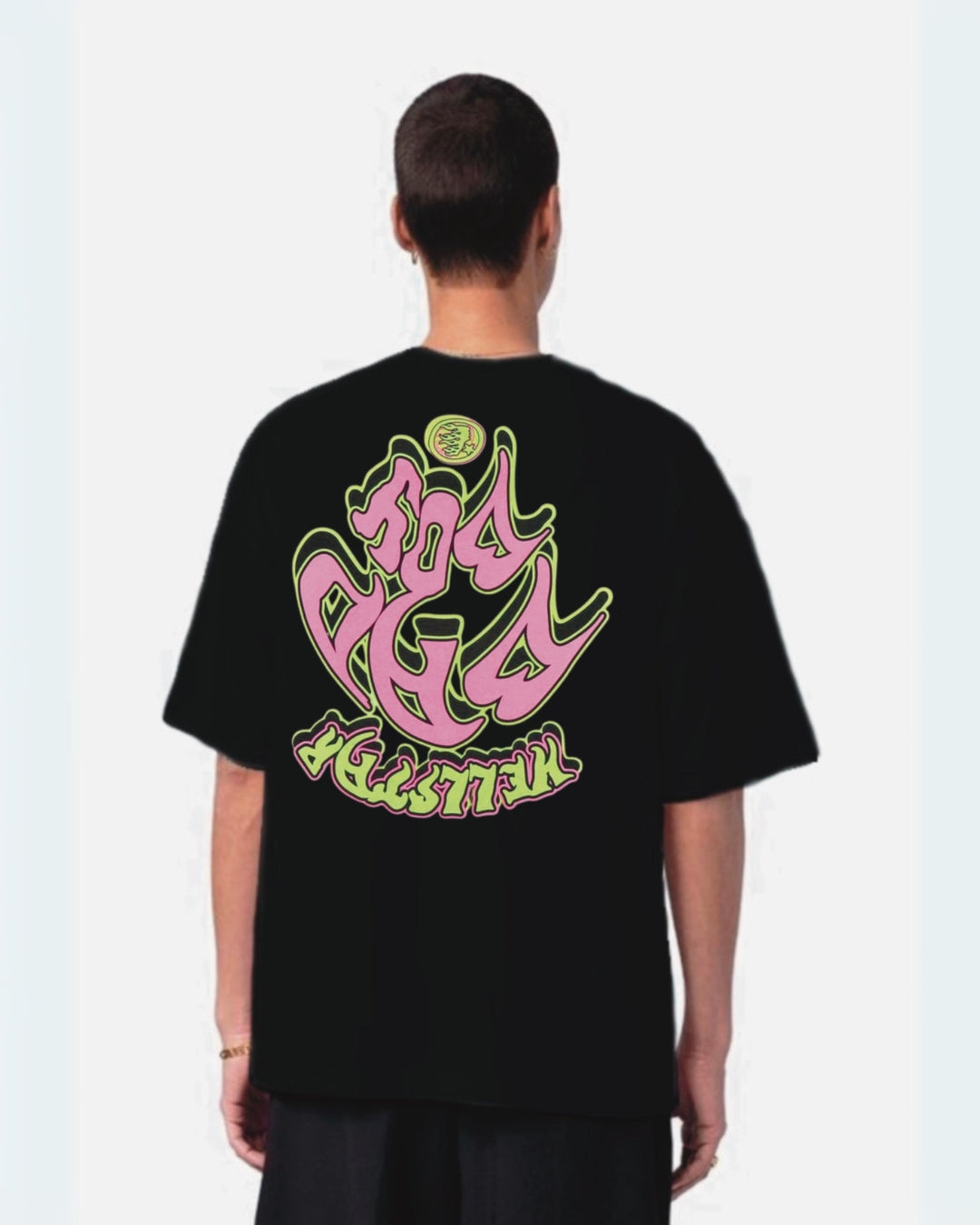 Hellstar Black Urban Oversized T-Shirt for Men