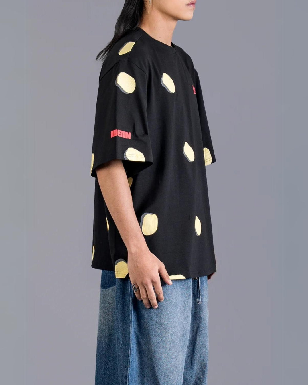 Lays Black Urban Oversized Unisex T-Shirt