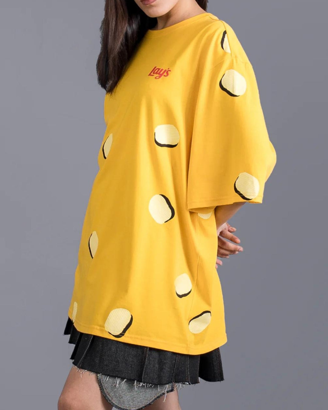 Lays Yellow Urban Oversized Unisex T-Shirt