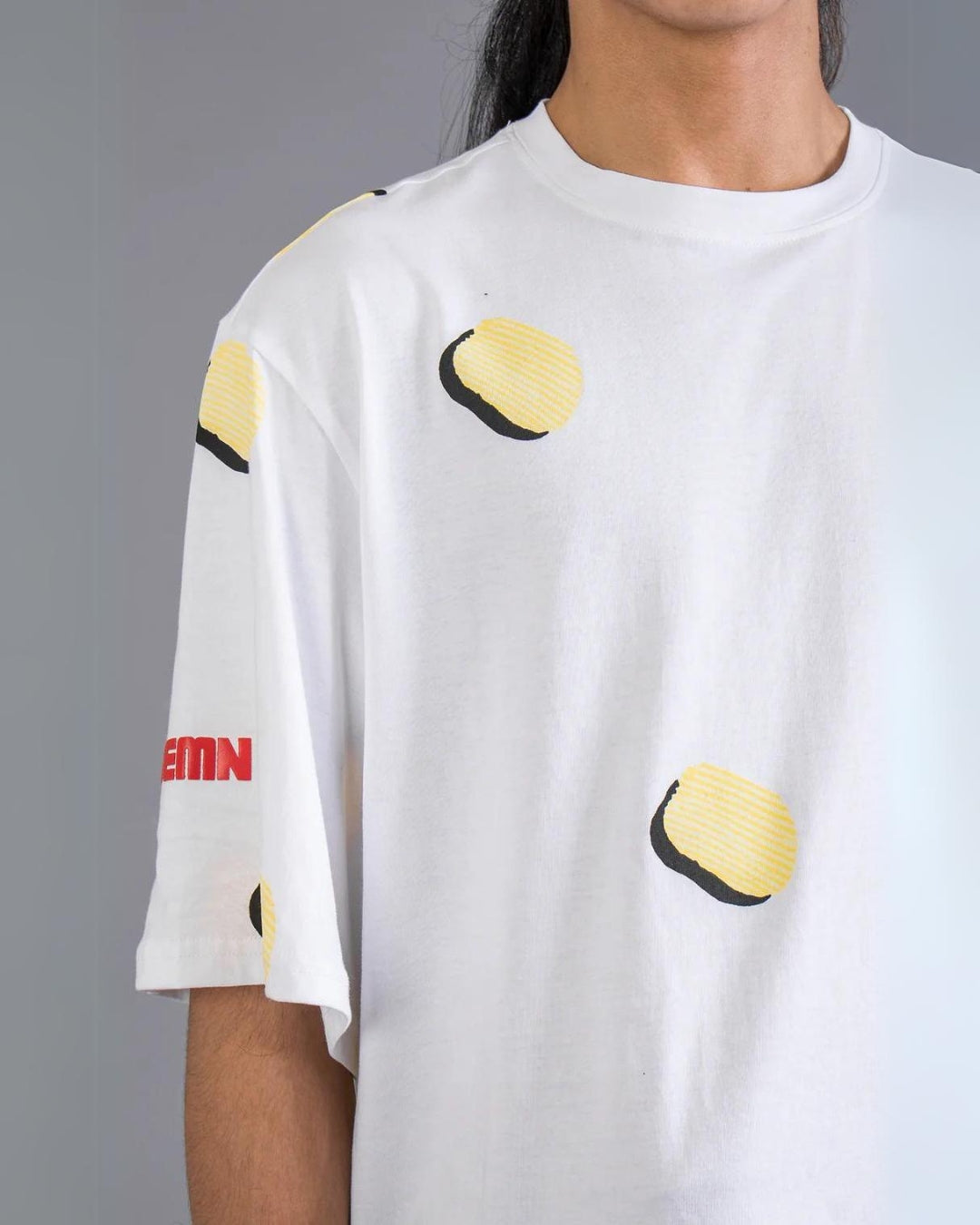 Lays White Urban Oversized Unisex T-Shirt