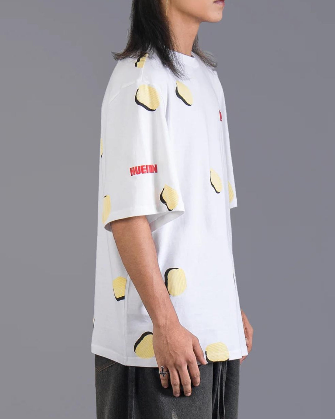 Lays White Urban Oversized Unisex T-Shirt