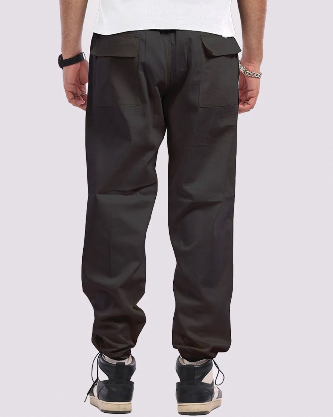 Men's Black Adjustable Cargo Pant - SpongeBob(*)