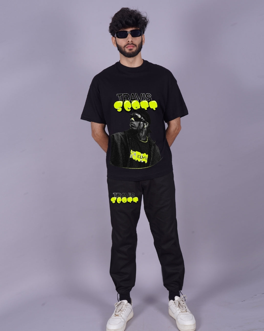 Men's Travis 1.0 Oversized Co-ord Set in Black(*)