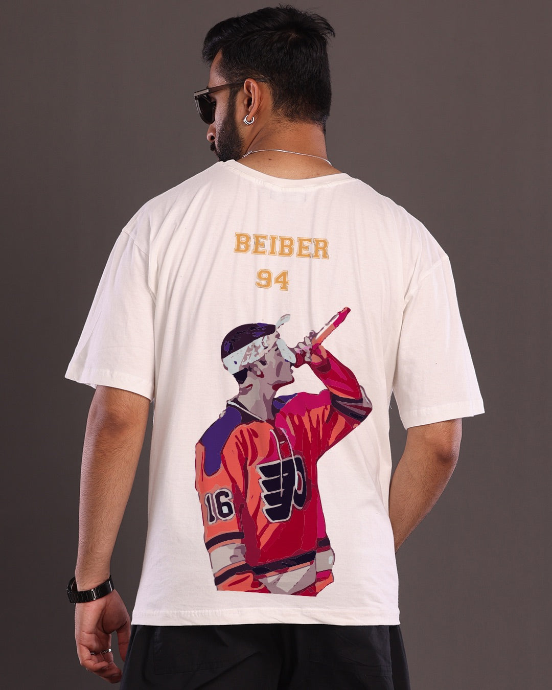 Male Oversized T-Shirt Set: Bieber 94 & What Do You Mean