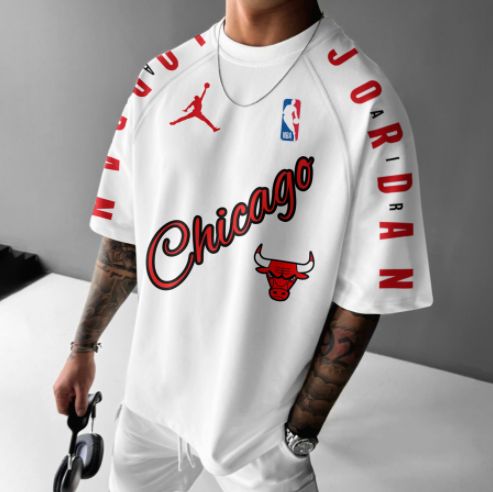 CHICAGO STYLE COTTON T-SHIRT - WHITE(*)