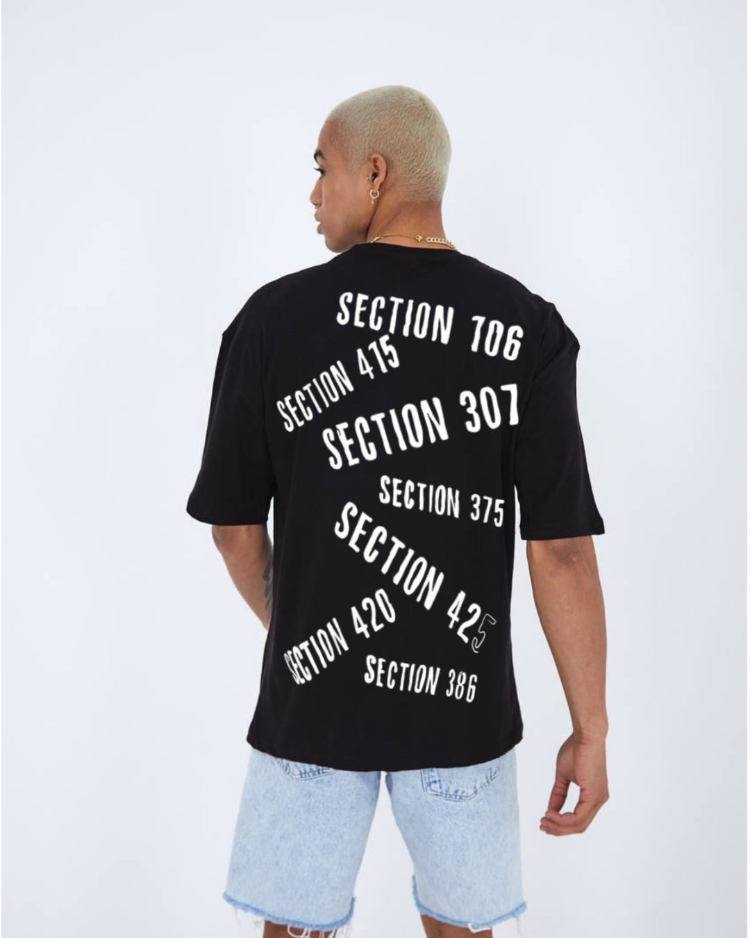 TAMANCHA UNISEX EXCLUSIVE OVERSIZED TEE - BLACK