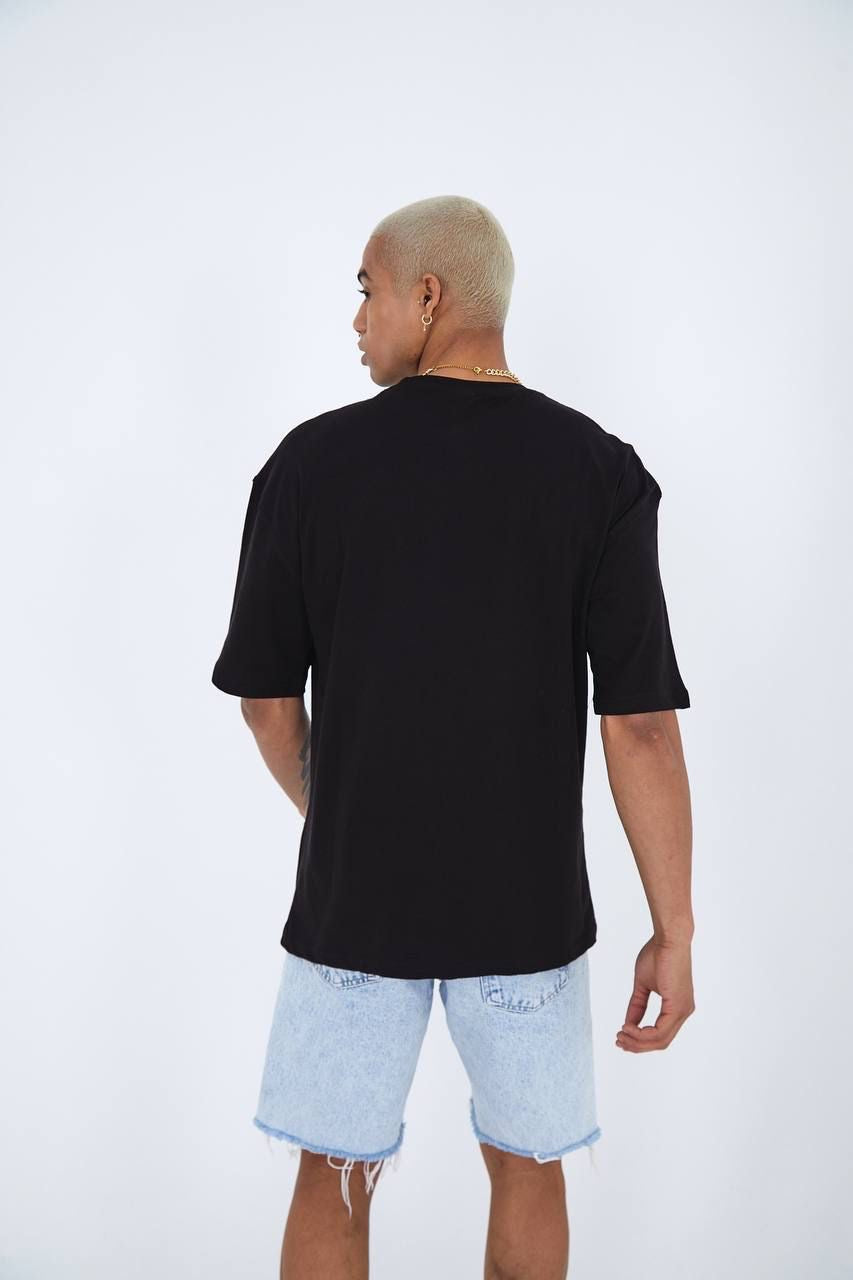 Skyline Jet Unisex Exclusive Oversized Tee - Black