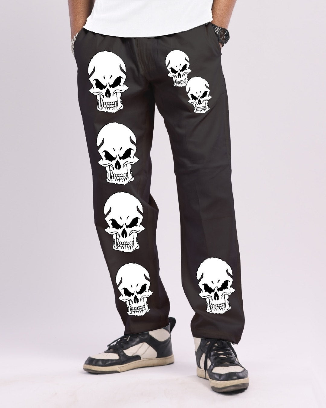 Men Black Cargo Pants - Gothic Vibes(*)