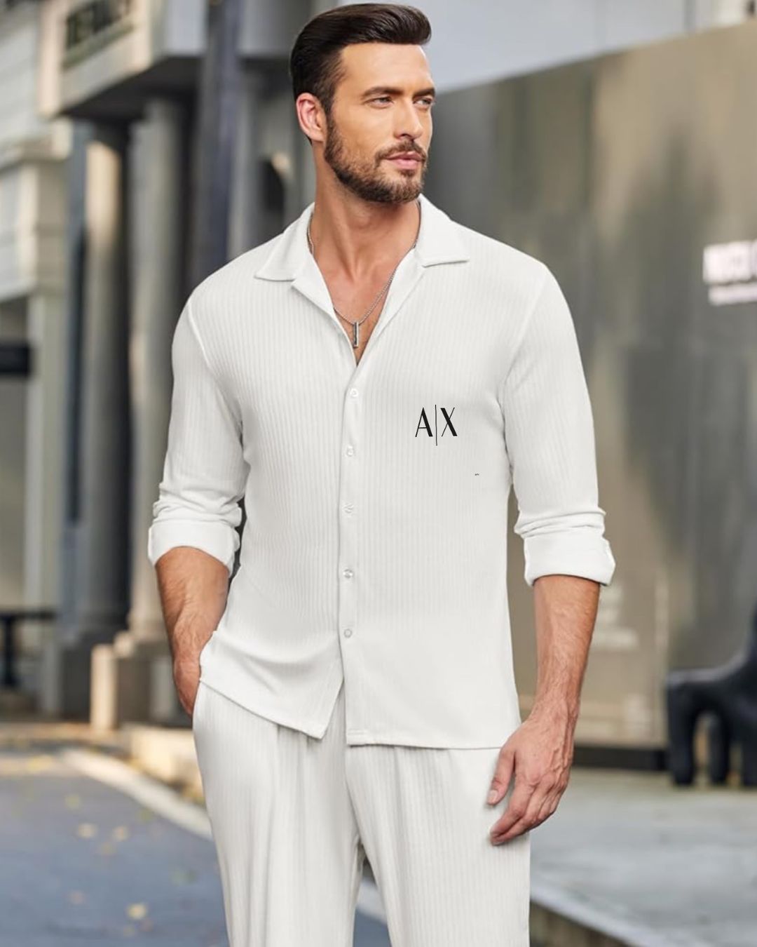MEN'S CODE A SHIRT(WHITE)