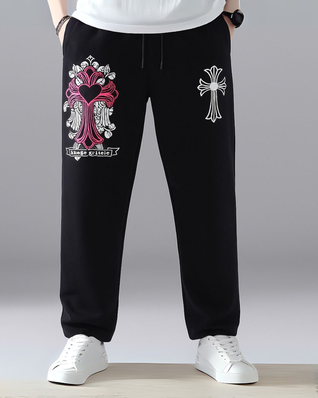 MEN'S HOLY EDGE BLACK COTTON PANTS