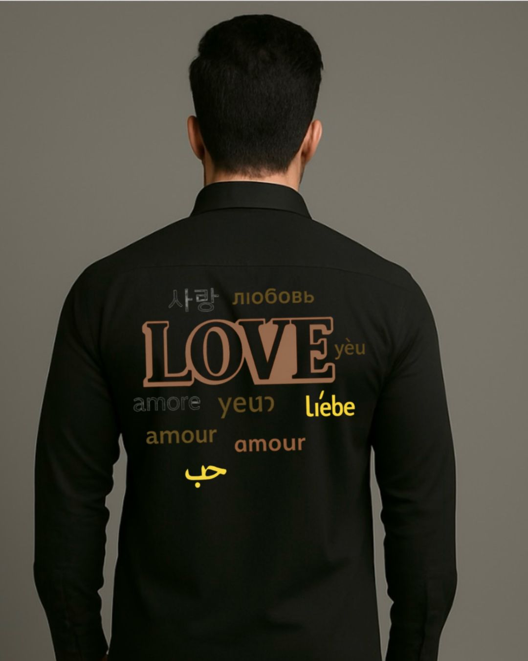 MEN'S SOUL LOVER SHIRT (BLACK)