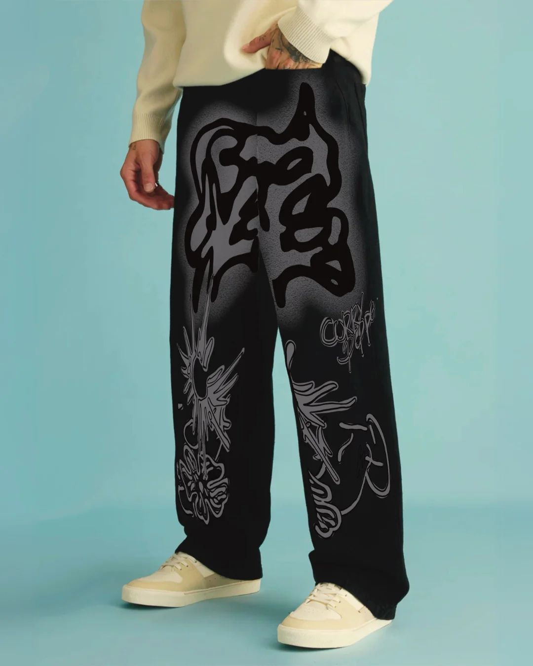 MEN'S BLACK ULTRASOFT COTTON PANT - CORRY STYLE(*)