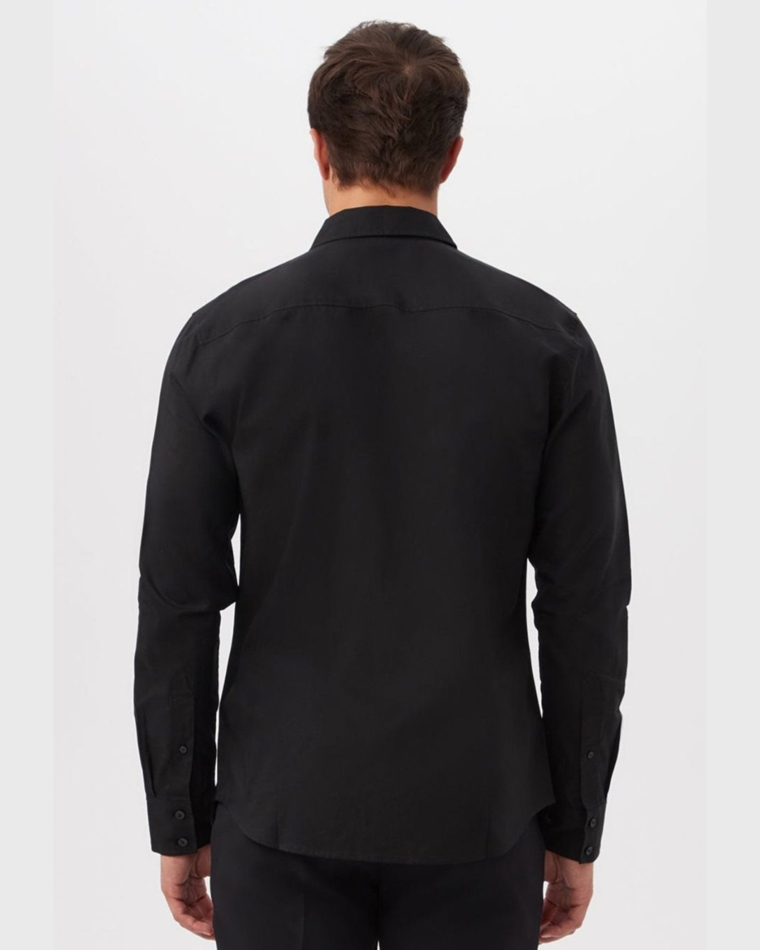 MEN'S CLOUD CRUSH FULL SLEEVE BLACK SHIRT