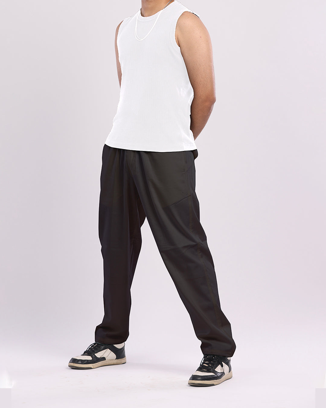 Men's Black Classic Cargo Adjustable Pants