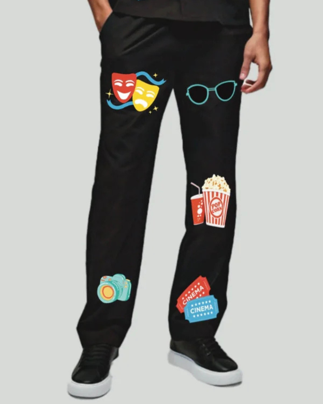 POPCORN DELIGHT BLACK PANT (*)