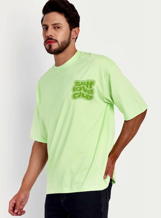 Dress to Impress: Mint Green Oversized Tee by Self Love Club!