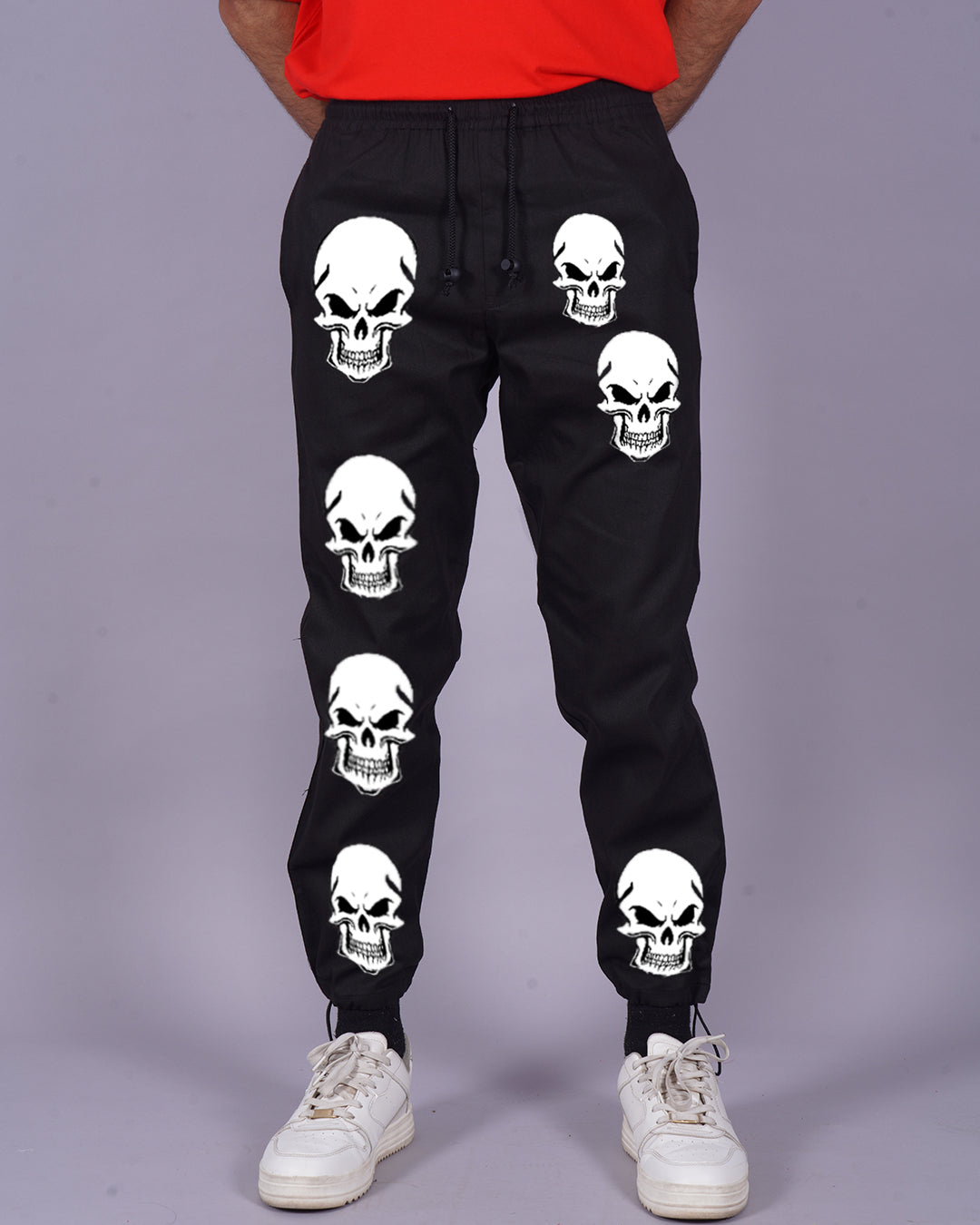 Men Black Cargo Pants - Gothic Vibes(*)