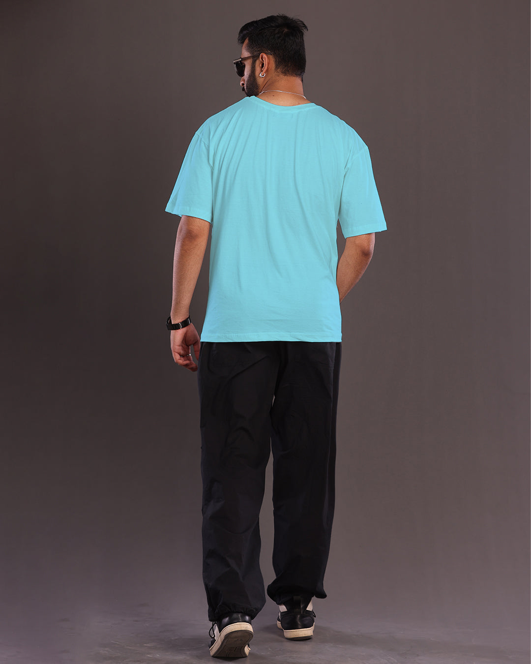 Men's The Simpsons Oversized Co-Ord Set - Blue and Black