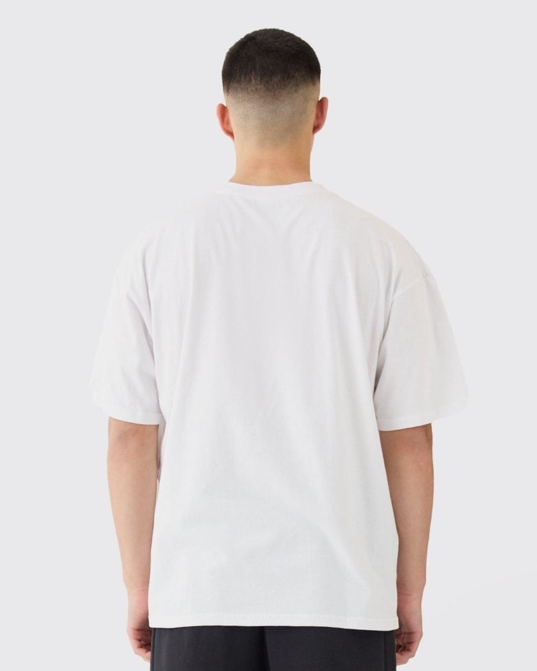 DESI CORE UNISEX OVERSIZED WHITE T-SHIRT