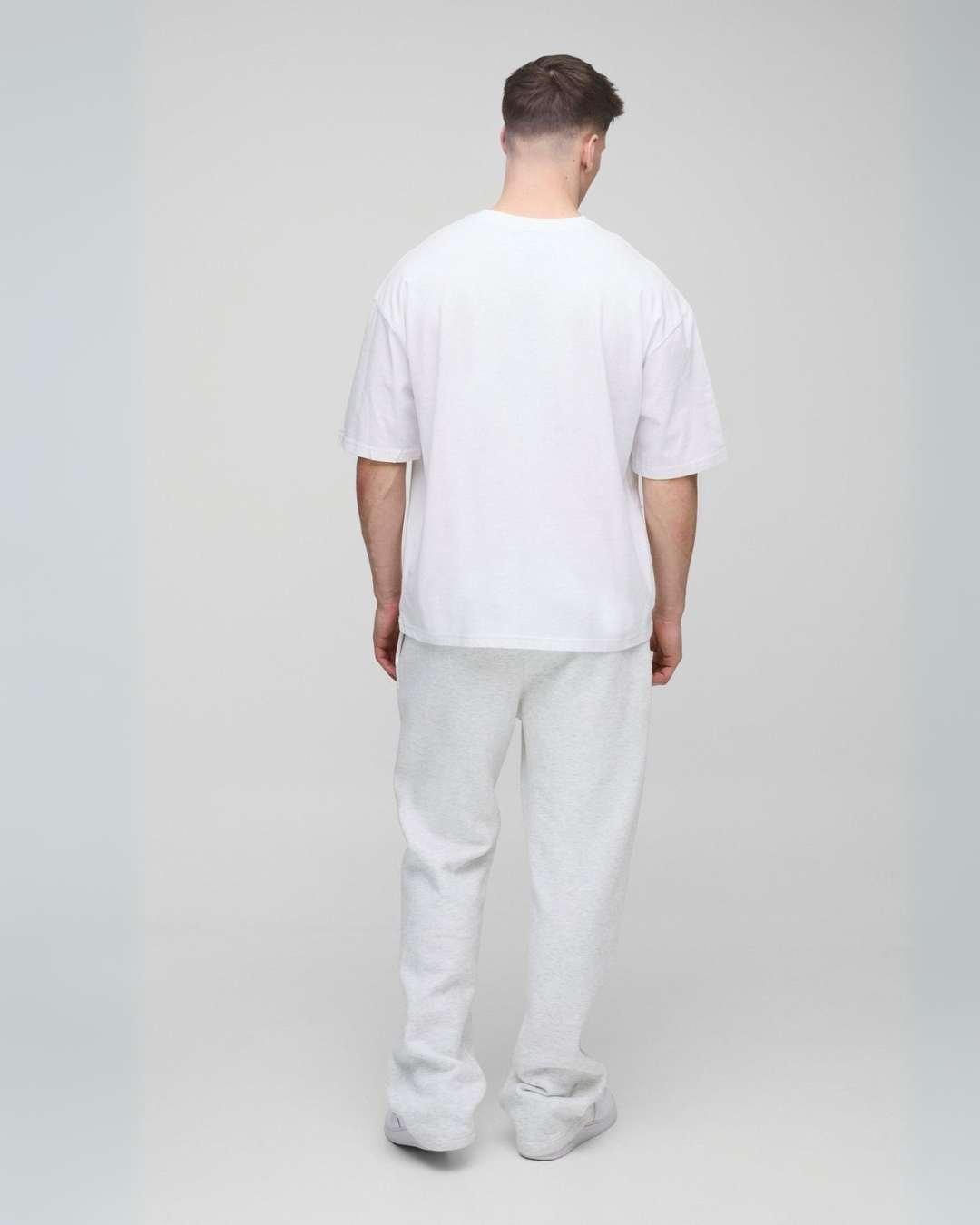 No party men's oversized cordset (white-white)