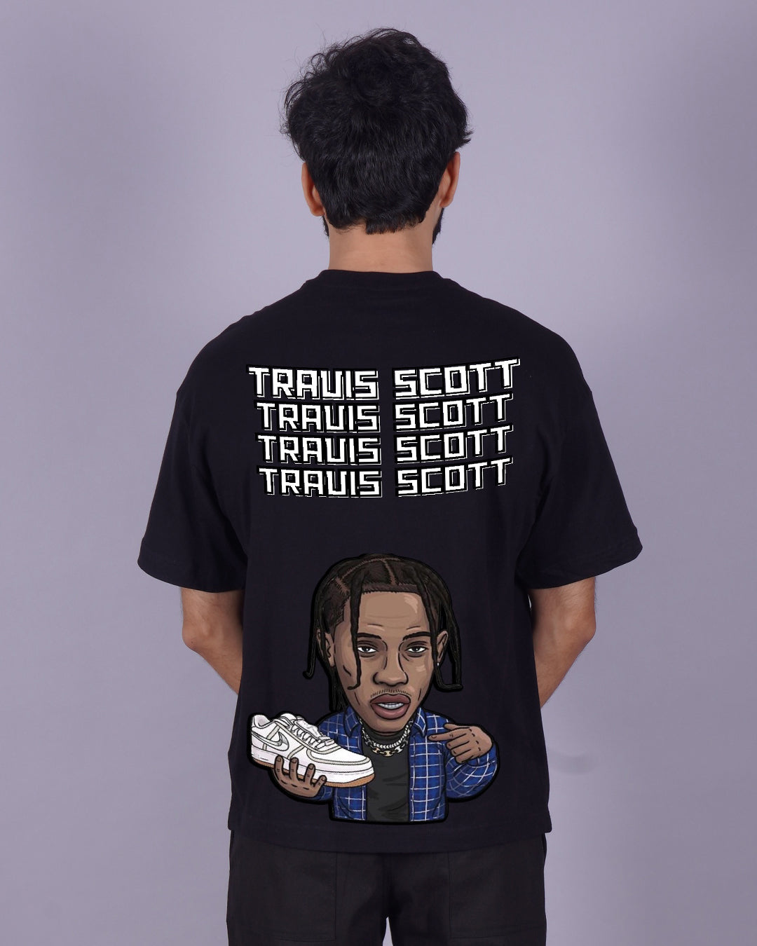 Premium Men's Travis Oversized T-Shirt Set: Dunk & Travis 1.0
