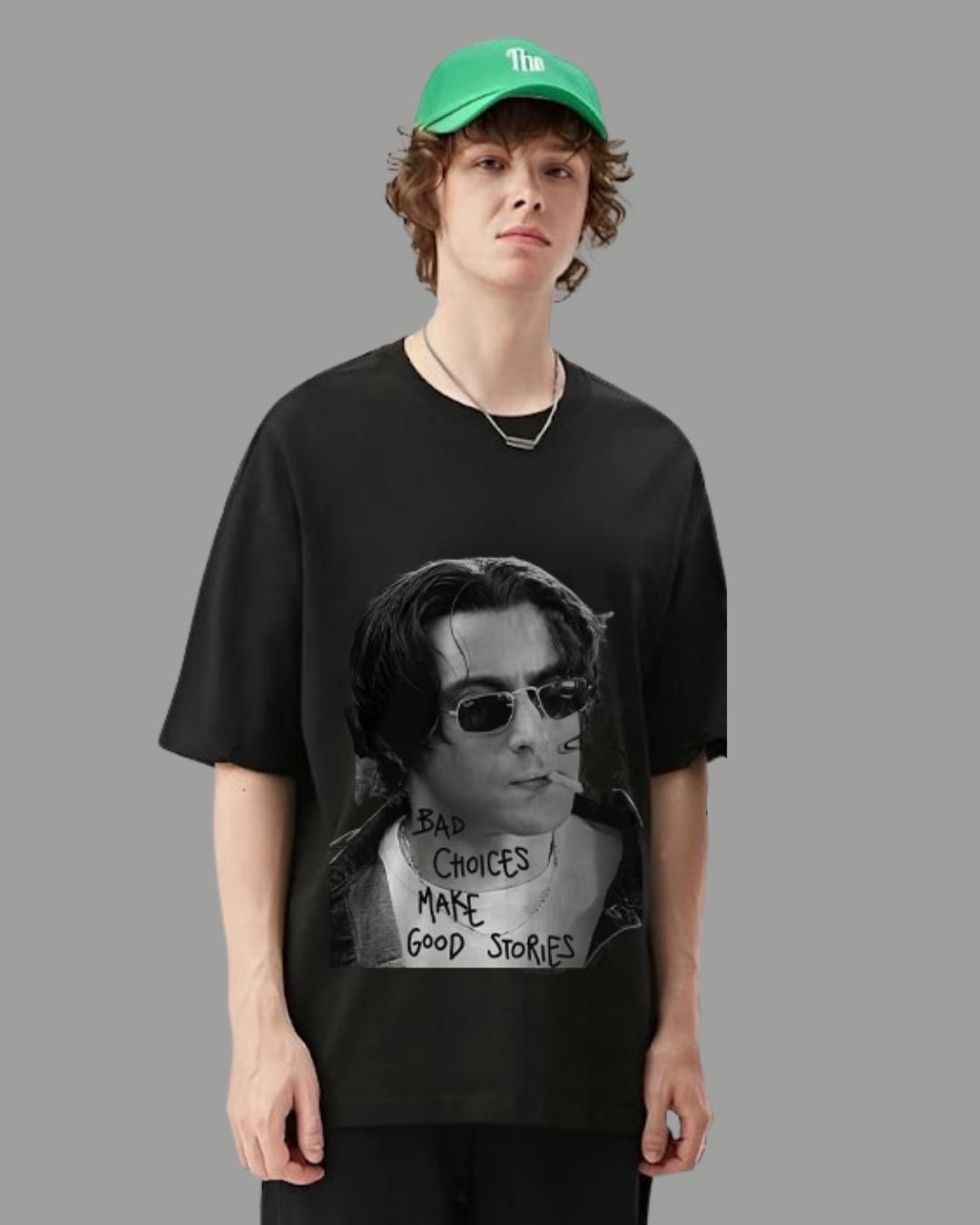 SALMAN STYLE UNISEX EXCLUSIVE OVERSIZED TEE - BLACK(*)