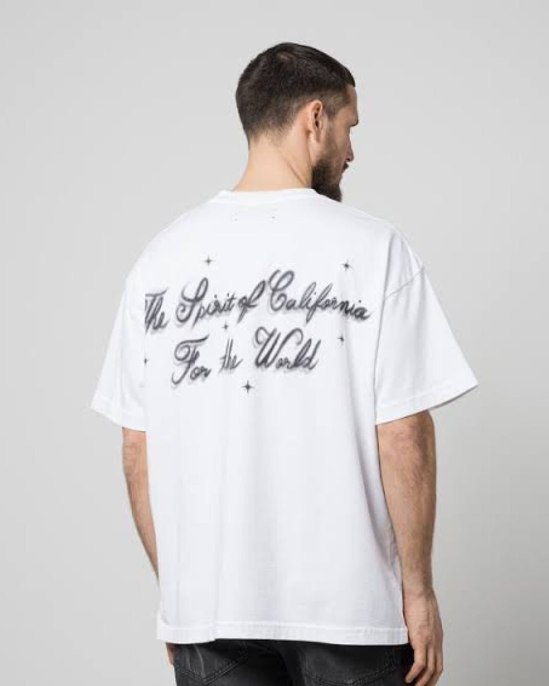 AMIRI WHITE ANGELS UNISEX EXCLUSIVE OVERSIZED TEE - WHITE