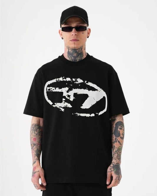 Crush 7 Unisex Exclusive Oversized Tee - Black(*)
