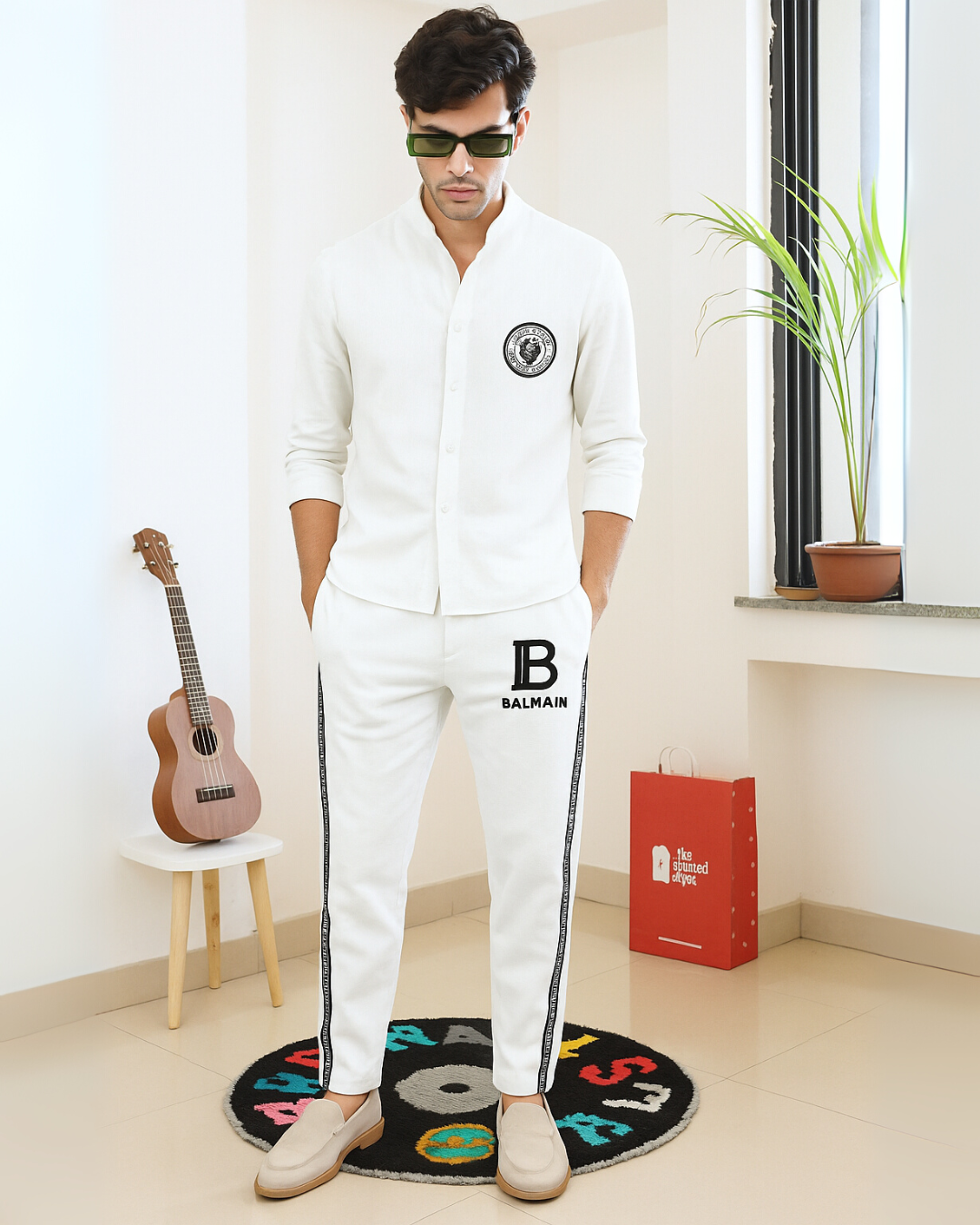BALMAIN PARIS WITH PARIS CORDSET (WHITE AND WHITE)(*)