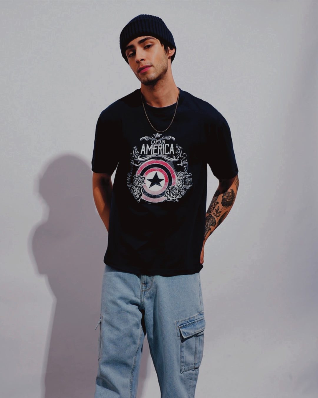 Sallu Style Unisex Exclusive Oversized Tee - Black