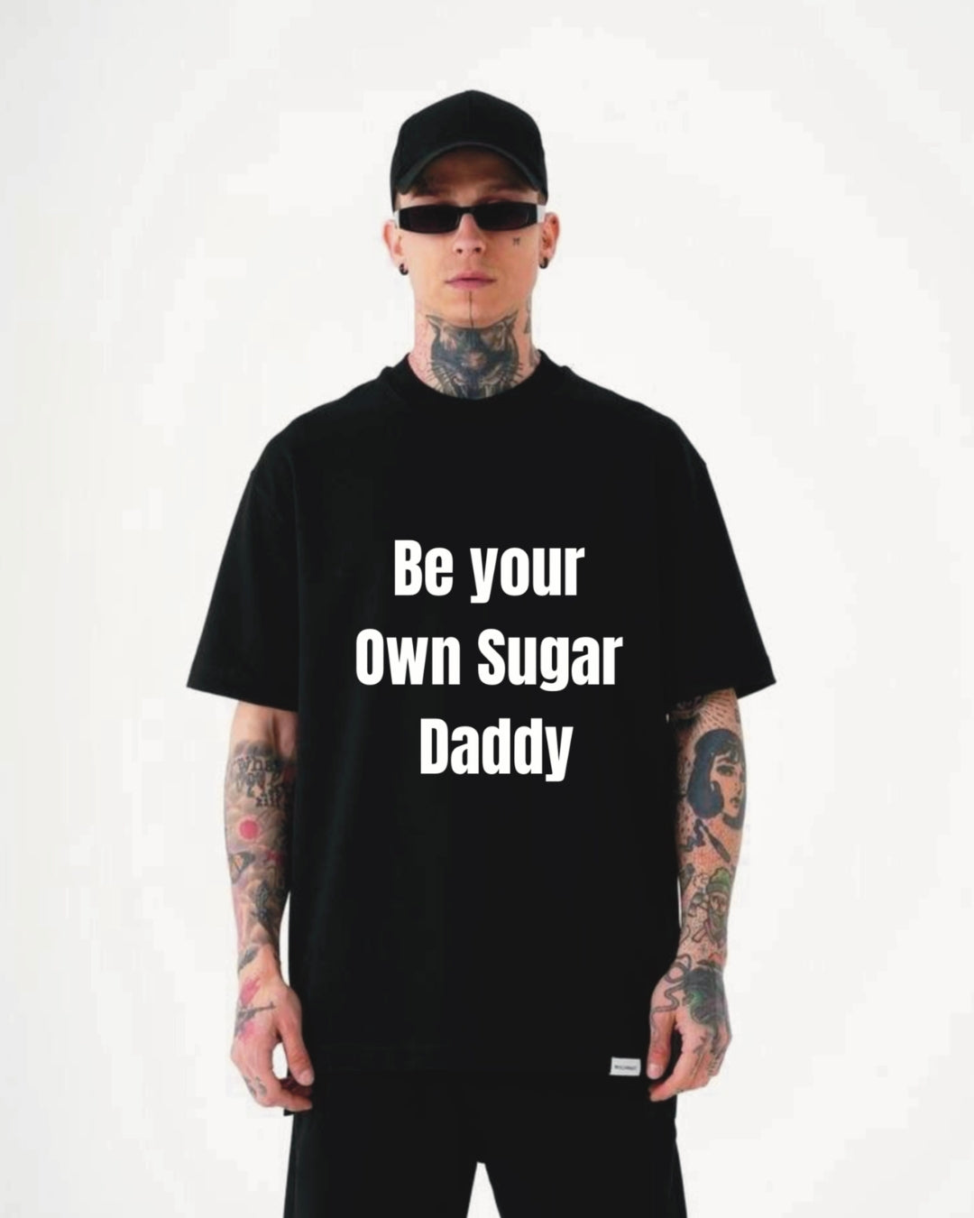 Own Daddy Unisex Exclusive Oversized Tee - Black