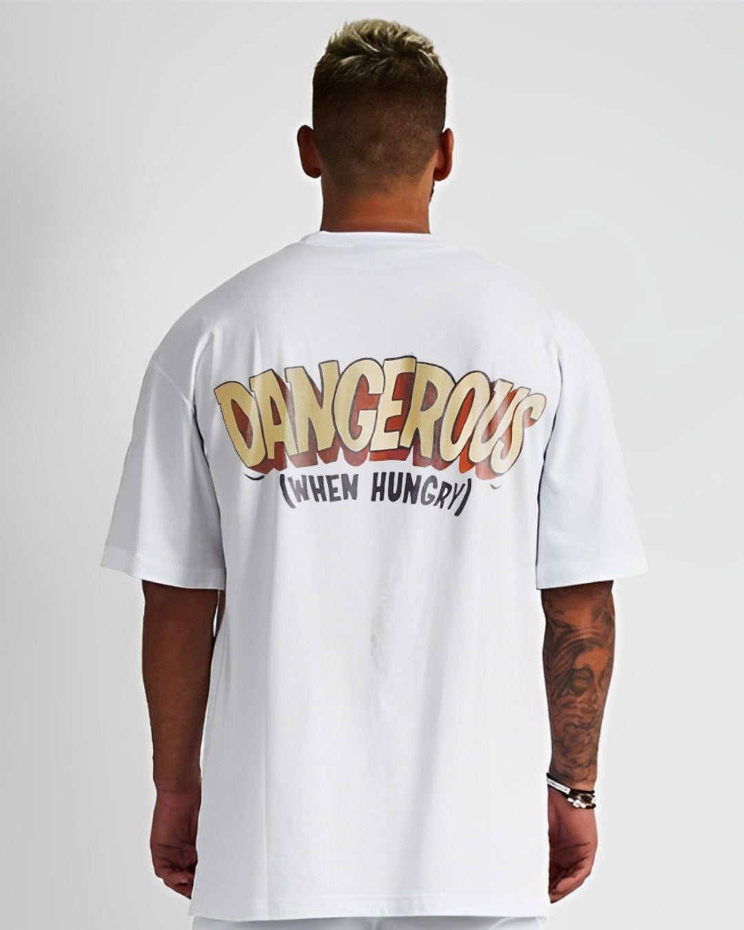 MAD UNISEX EXCLUSIVE OVERSIZED TEE - WHITE
