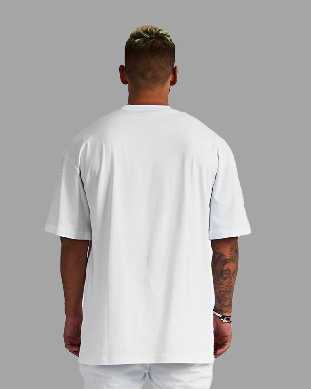 SUNNY MAN UNISEX EXCLUSIVE OVERSIZED TEE - WHITE
