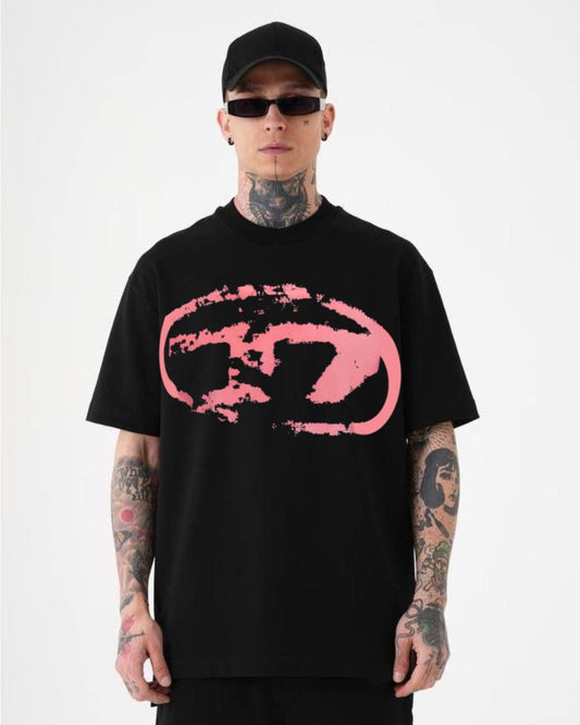 Glow 7 Unisex Exclusive Oversized Tee - Black