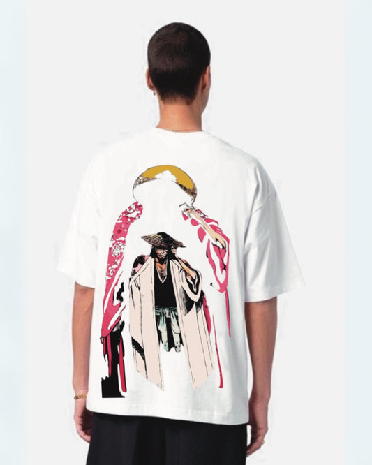 Bleach Bankai White Urban Oversized T-Shirt for Men