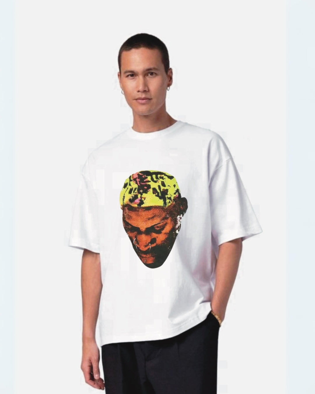 Hellstar White Urban Oversized T-Shirt for Men