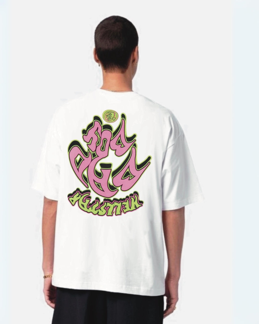Hellstar White Urban Oversized T-Shirt for Men