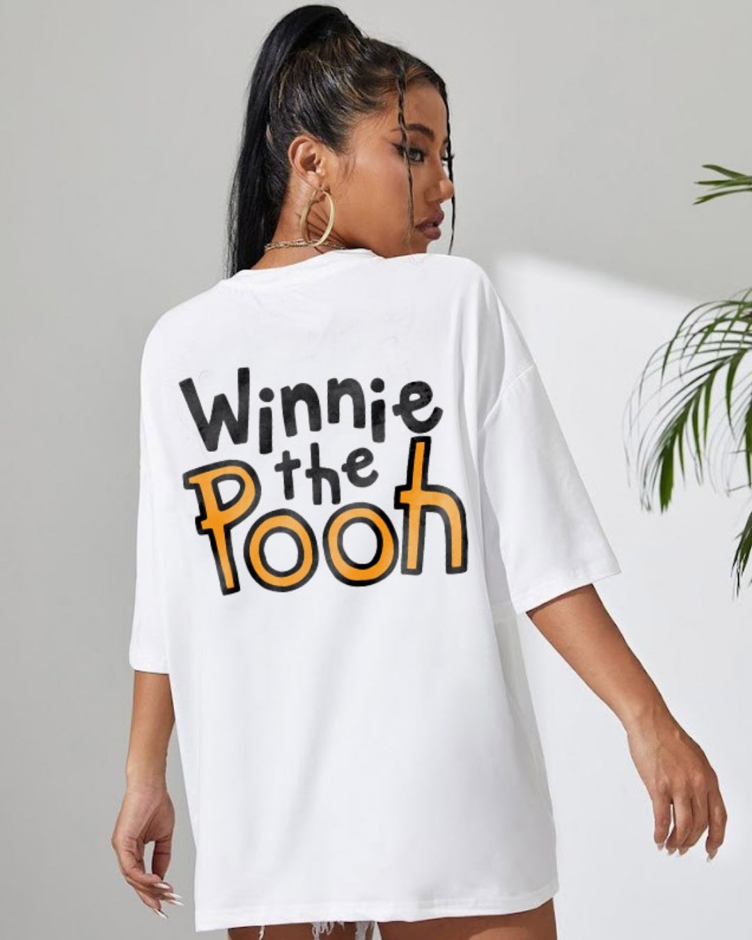WINNIE THE POOH UNISEX EXCLUSIVE OVERSIZED TEE - WHITE