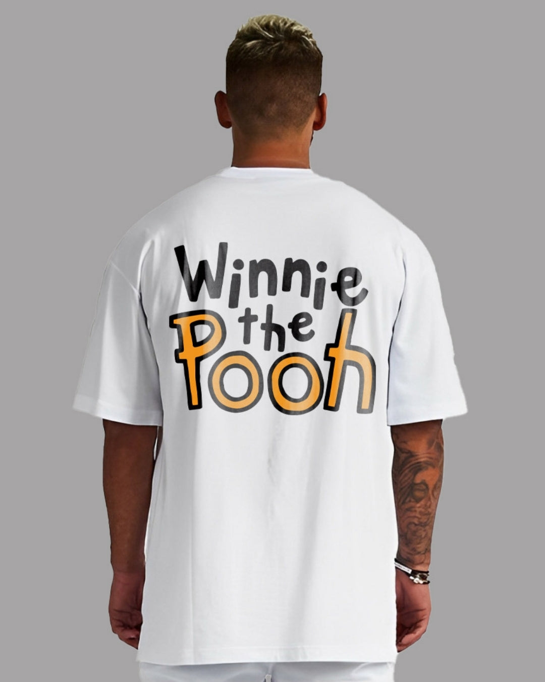 WINNIE THE POOH UNISEX EXCLUSIVE OVERSIZED TEE - WHITE