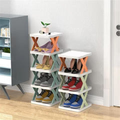 Layer Shoes Stand Multifunctional Entryway Foldable Shoe Rack Shelf