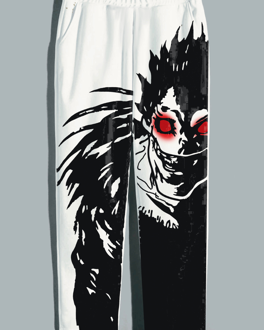 Men's White Cotton Pant - Shinigami(*)
