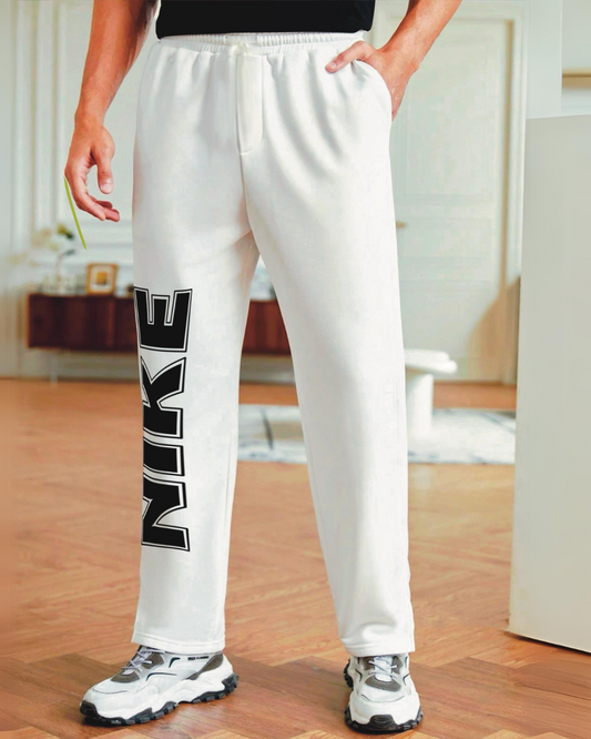 Men's White Cotton Pant - Nike(*)