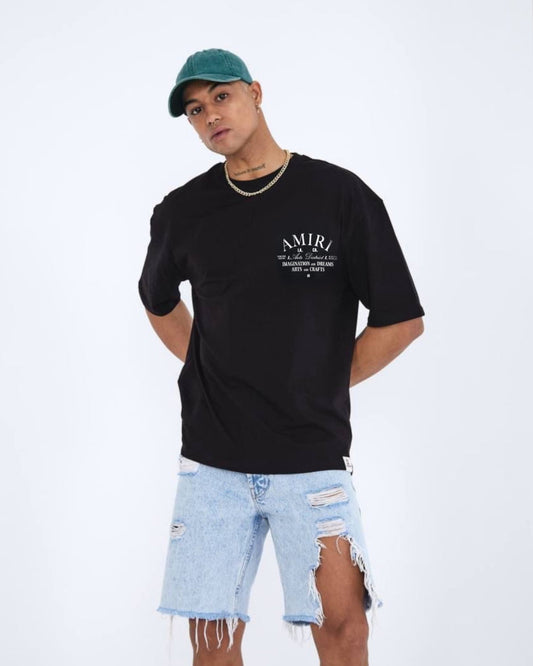 AMIRI Logo Cotton T-shirt - Black(*)
