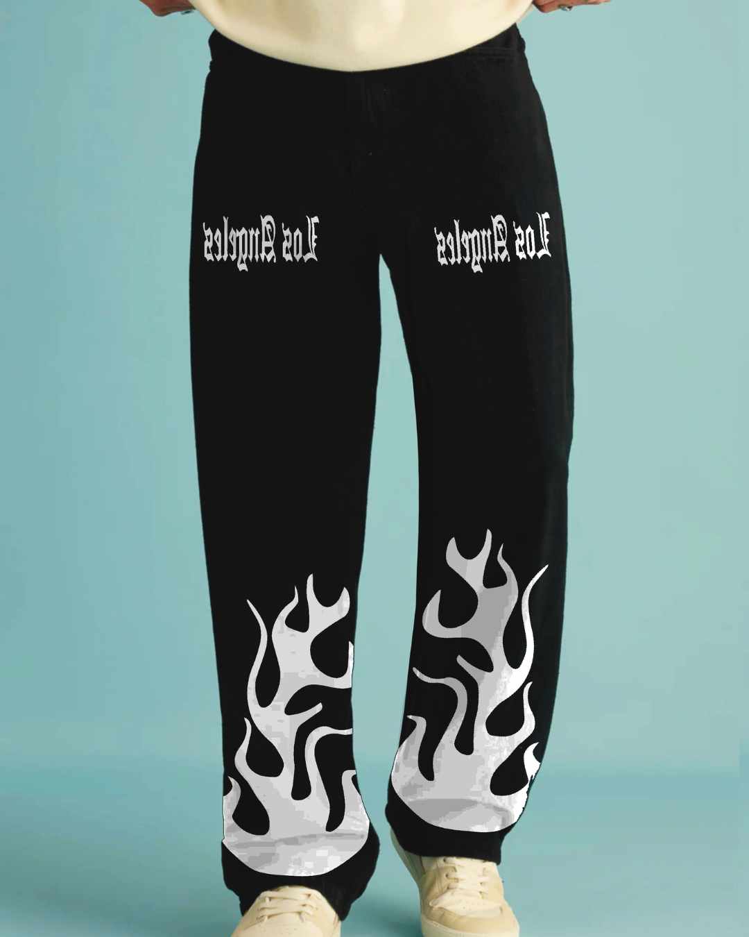 UNISEX BLACK ULTRASOFT COTTON PANT - STOPPERY FALL DOOR(*)