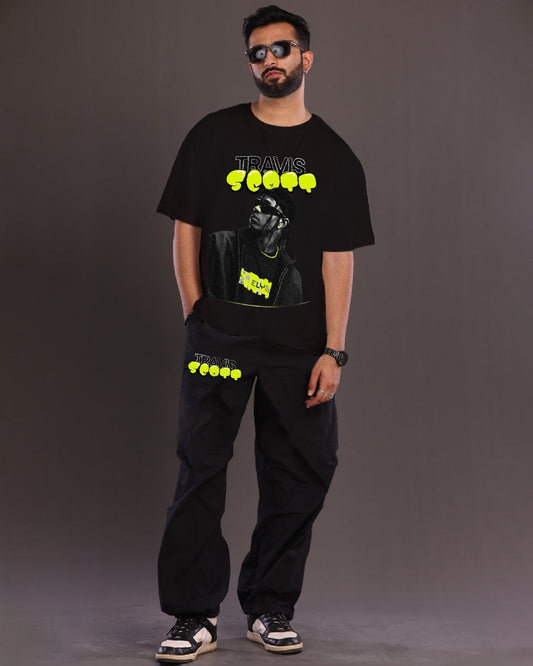 Men's Travis 1.0 Oversized Co-ord Set in Black(*)
