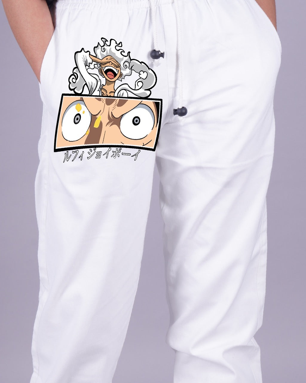 Femme Gear 5: Female White Adjustable Cargo Pants(*)